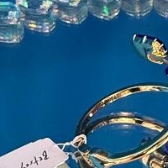 NEW BETSEY JOHNSON PURPLE BUTTERFLY & IRIDESCENT JEWEL GEM TYPE HINGED BRACELET - Picture 8 of 13